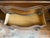 Mid 20th Century French Provincial Style China Cabinet — 2-Piece, Brass Lattice Doors, Serpentine Base For Sale - Image 9 of 13