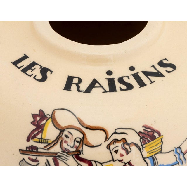 Robert Lallemant Robert Lallement "Les Raisins" Ceramic Jar For Sale - Image 4 of 11