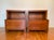 Pair of 1950’s vintage Mid-Century Modern nightstands by designer Russell Wright for Conant Ball. These nightstands...