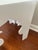 White Webb Donghia Akbar Table From Clearly Classic Collection Acrylic Lucite White Table For Sale - Image 9 of 9