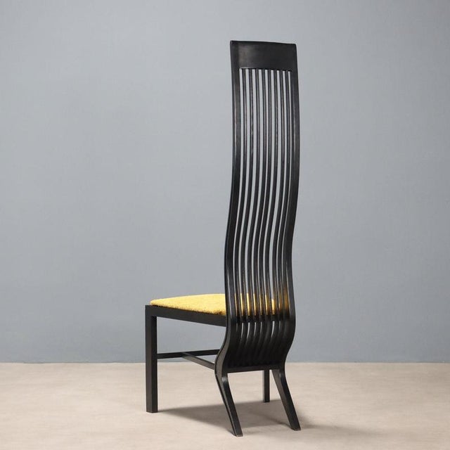 Black Monroe Chair by Arata Isozaki for Tendo, 1980s For Sale - Image 8 of 10