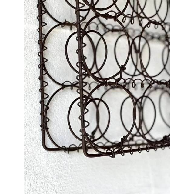 Charcoal Meshwire Wall Decoration For Sale - Image 7 of 10