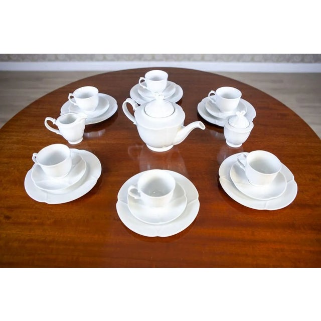 Contemporary Tea Set for Six People from Bogucice, Set of 21 For Sale - Image 3 of 13