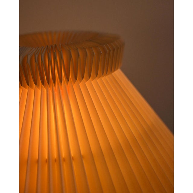 Danish Table Lamp with Fabric Shade, 1960s For Sale - Image 6 of 8