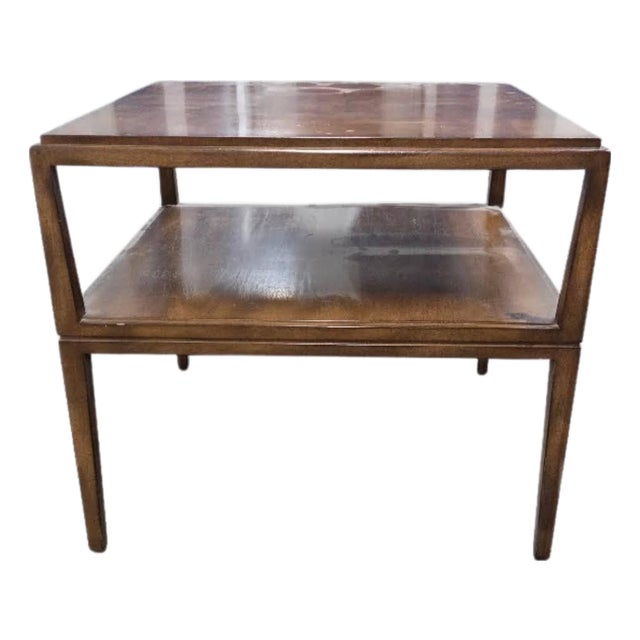 Tommi Parzinger Charak Modern Patchwork Mahogany Table For Sale