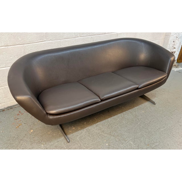 Mid-Century Modern Vintage 1960s "Pod" Three-Seater Sofa by Carl Eric Klote for Overman of Sweden For Sale - Image 3 of 18