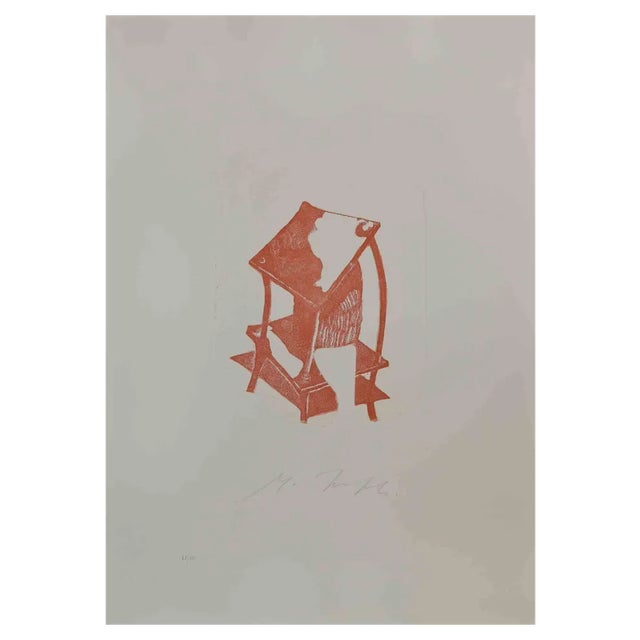 Mino Trafeli, After Duchamp, Etching, 1980 For Sale