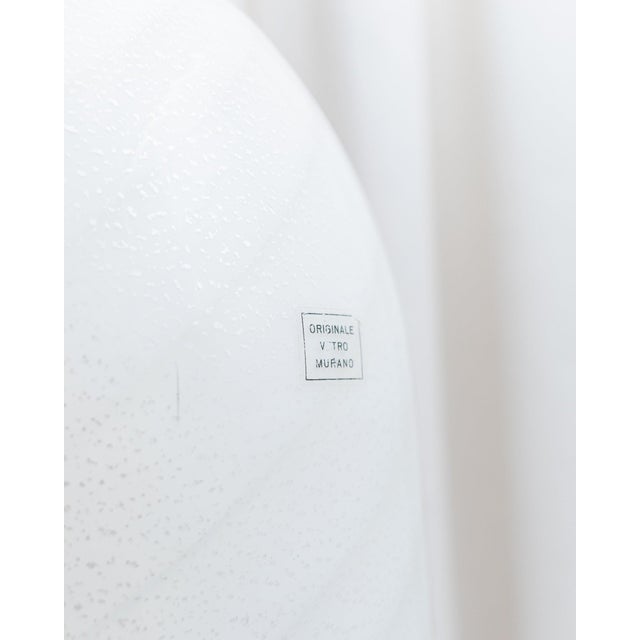 Metal Murano Swirl Mushroom Table Lamp, 1970s For Sale - Image 7 of 11