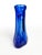 Italian Hand-Blown Cobalt Blue Murano Art Glass Vase, 1960 For Sale - Image 9 of 13