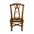 Casa Stradivari Bamboo and Rattan Dining Chair With Ball-and-Claw Feet For Sale - Image 4 of 7