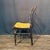 19th Century Early 19th Century American Painted Hitchcock-Style Side Chairs With Rush Seats and Gilt Stenciling For Sale - Image 5 of 12
