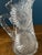 Glass 1930s Antique Cut Glass Pitcher For Sale - Image 7 of 12