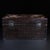 Chinese Zitan Wood Box Inlaid With Mother-of-Pearl Dragon & Phoenix For Sale - Image 3 of 10