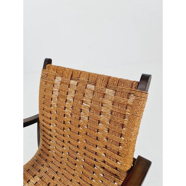 Vintage Bauhaus Papercord Armchair by Ehrich Dieckmann, 1930s For Sale - Image 5 of 18