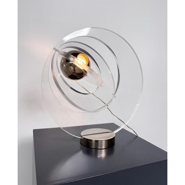 1960s Satellite Table Lamp by Yonel Lebovici, 1969 For Sale - Image 5 of 7