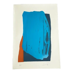 Larry Zox "Moro Ii" Screenprint Artist Proof 1981