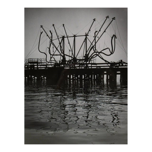 Richard Stacks Oil Peir (Pier) C.1960 Photography For Sale