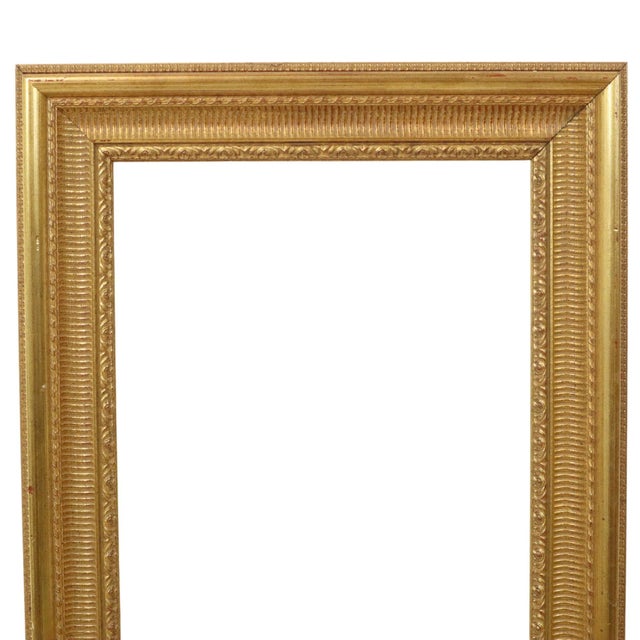 Rococo Gold-Colored Wooden Frame For Sale - Image 3 of 15