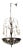 Maison Jansen Attrib "Fountain" Chandelier Art Deco For Sale