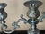 Mid 20th Century Silver Plate Single 3 Light Candelabra Candle Holder For Sale - Image 6 of 11