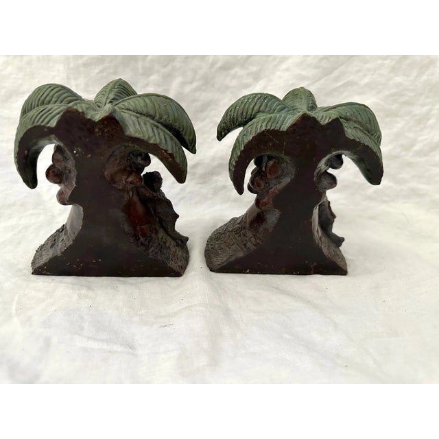 Tropical Palm Tree Monkey BookendsA Pair Chairish