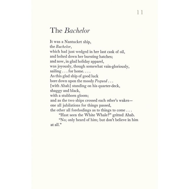 1960s 1968 "Moby Dick" Lithograph by Benton Spruance "The Bachelor" (Ship) For Sale - Image 5 of 7