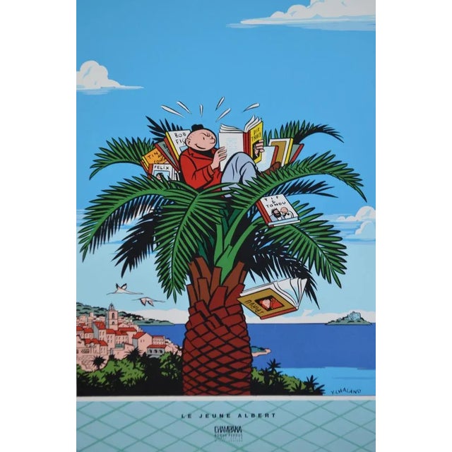 Yves Chaland Le Jeune Albert en vacances, 1992 Color screen printing - 8 passages on mat medical paper 250 g Number of...