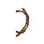 Wood Brown Carved Flat Bean Shape Beads Hand Rosary Praying Chain For Sale - Image 7 of 7