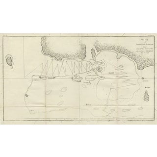 Antique Map of the Harbour of Tongatabu by Cook, 1783 For Sale