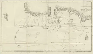 Antique Map of the Harbour of Tongatabu by Cook, 1783