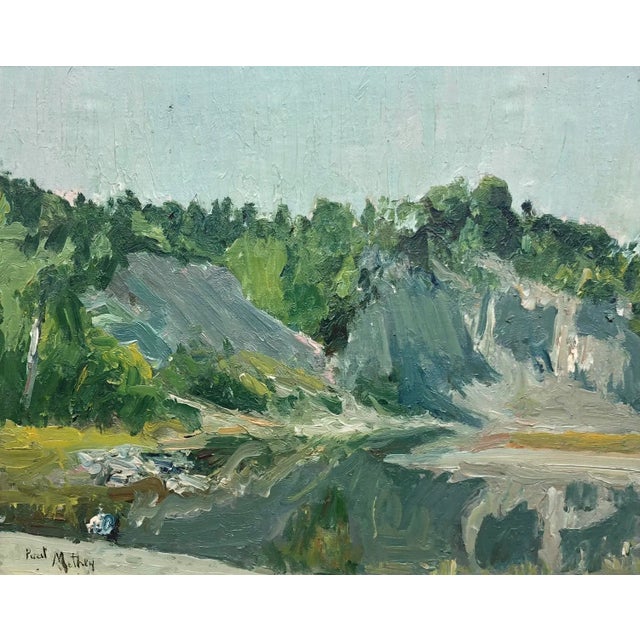 Paul Mathey, Paysage Rocheux, Oil on Canvas, Framed For Sale - Image 10 of 10