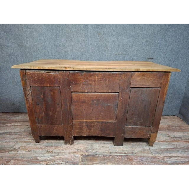18th Century Louis XV Double-Sided Walnut Desk For Sale - Image 5 of 10