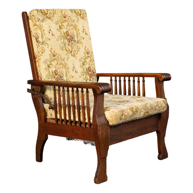 Adjustable Lounge Chair in Oak For Sale