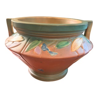 Roseville Pottery Futura Jardiniere Planter 616-7 Art Deco Unmarked Ca. 1928 For Sale