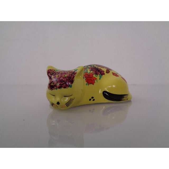 Small ceramic cat by piero fornasetti from the 1950s. Marked on the rim with fornasetti milano made in italy. The ceramic...