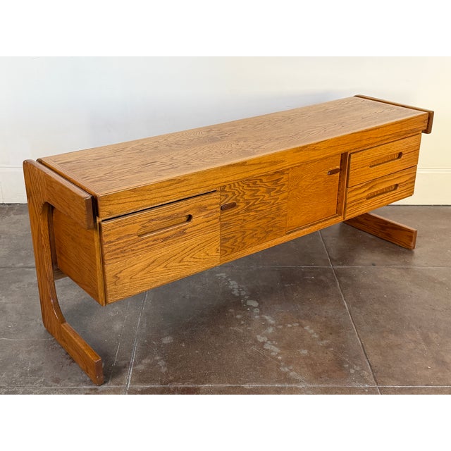 Lou Hodges Vintage 1980's Lou Hodges Credenza For Sale - Image 4 of 15