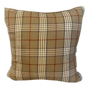 Daniel & Stuart Art Studio Plaid Pillow Cover With Suede Welt