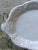 Beautiful rectangular creamware dish molded with naturalistic foliage inspired relief, gadroons and pearls and winding,...