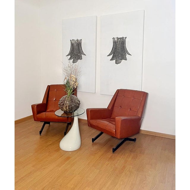 Vintage Smoked Murano Glass 6-Tier Felci Wall Sconce, 1990s, Set of 2 For Sale - Image 15 of 18