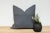 1990s Misty Gray Hand-Stitched Pillow Cover For Sale - Image 5 of 6