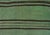 Vibrant Vintage Turkish Kilim Runner With Green and Brown Stripes 2'9 X 12'1 For Sale In Atlanta - Image 6 of 10