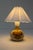 Beige Small Danish Modern Brown Ceramic Table Lamp by Søholm, 1970s For Sale - Image 8 of 14