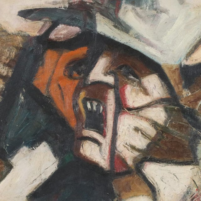 1960s 1960s James Bruch Abstract Expressionist Painting, Framed For Sale - Image 5 of 11