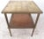 Mid-Century Modern Two-Tier Brass End Table For Sale In New York - Image 6 of 8