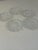 1970s Masserini Barocco "Bubble Lace" Clear Glass Coasters, Made in Italy, Set of 5 For Sale - Image 9 of 9
