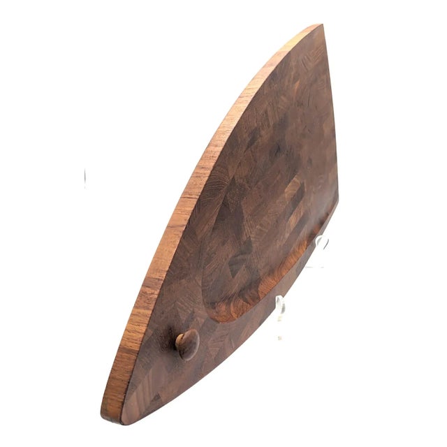 1960s 1960s Digsmed Teak Wood Carving and Charcuterie Board For Sale - Image 5 of 11
