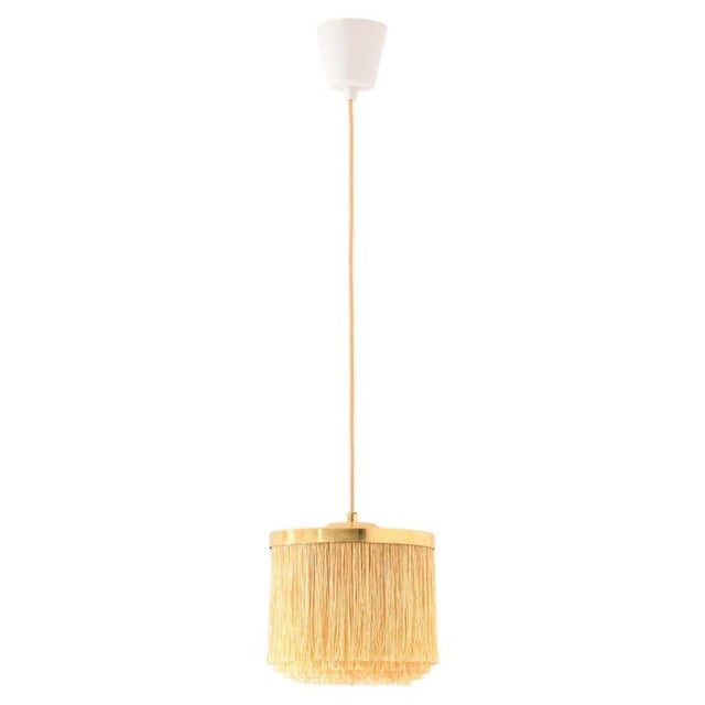 Scandinavian Modern Hanging Lamp in Beige and Gold by Hans-Agne Jakobsson, 1965 For Sale - Image 10 of 10