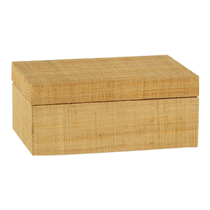 Small Natural Grasscloth Box