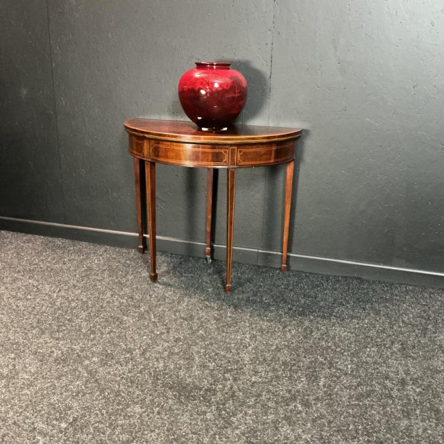 Hepplewhite Revival Mahogany Card Table, 1905 For Sale - Image 6 of 9