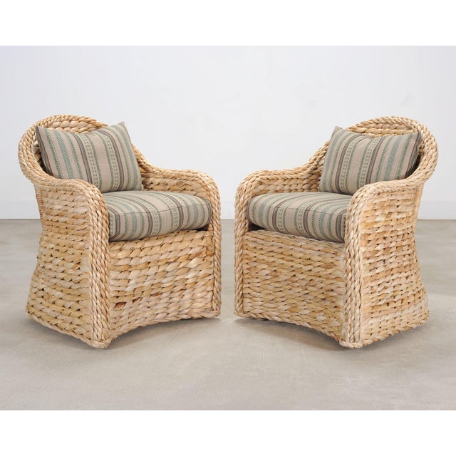 2000 - 2009 Set of Four Ralph Lauren Style Joshua Tree Dining Armchairs For Sale - Image 5 of 18